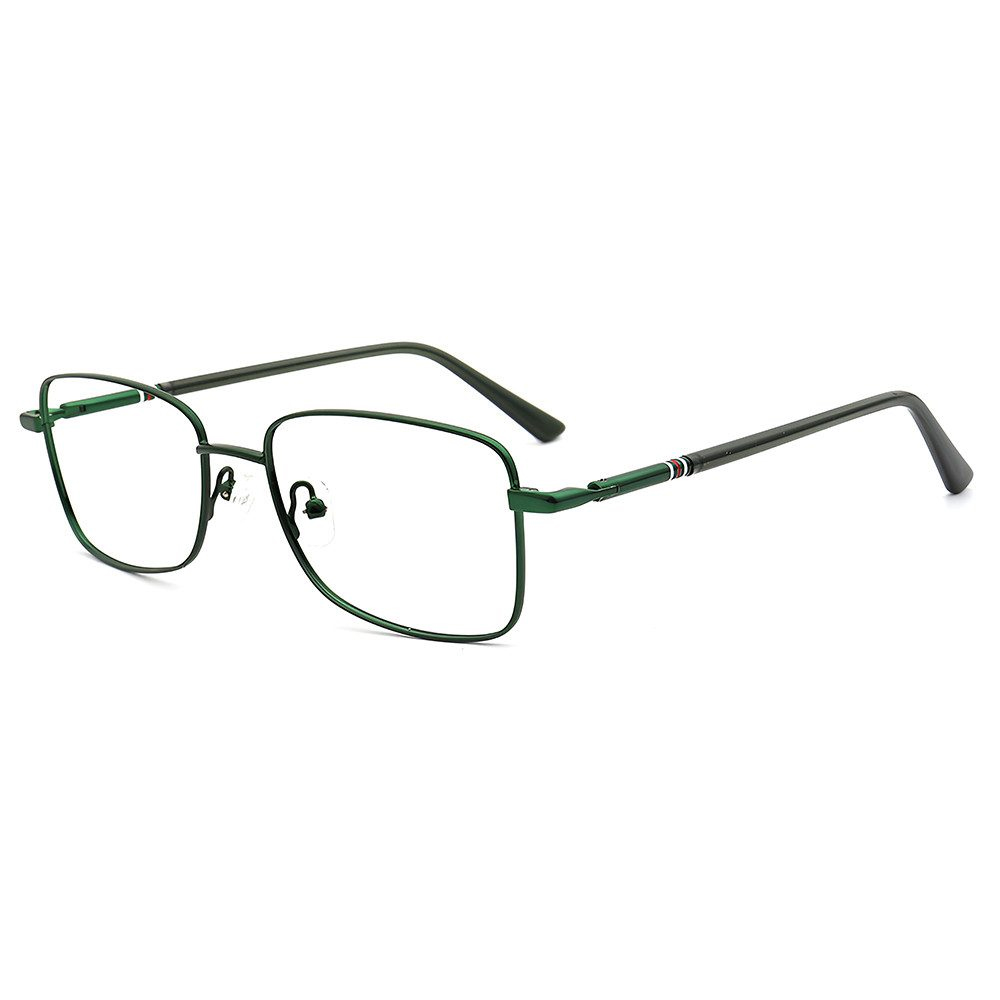 Lesebrille Rechteckig Hochwertige Legierung Blaulichtfilter