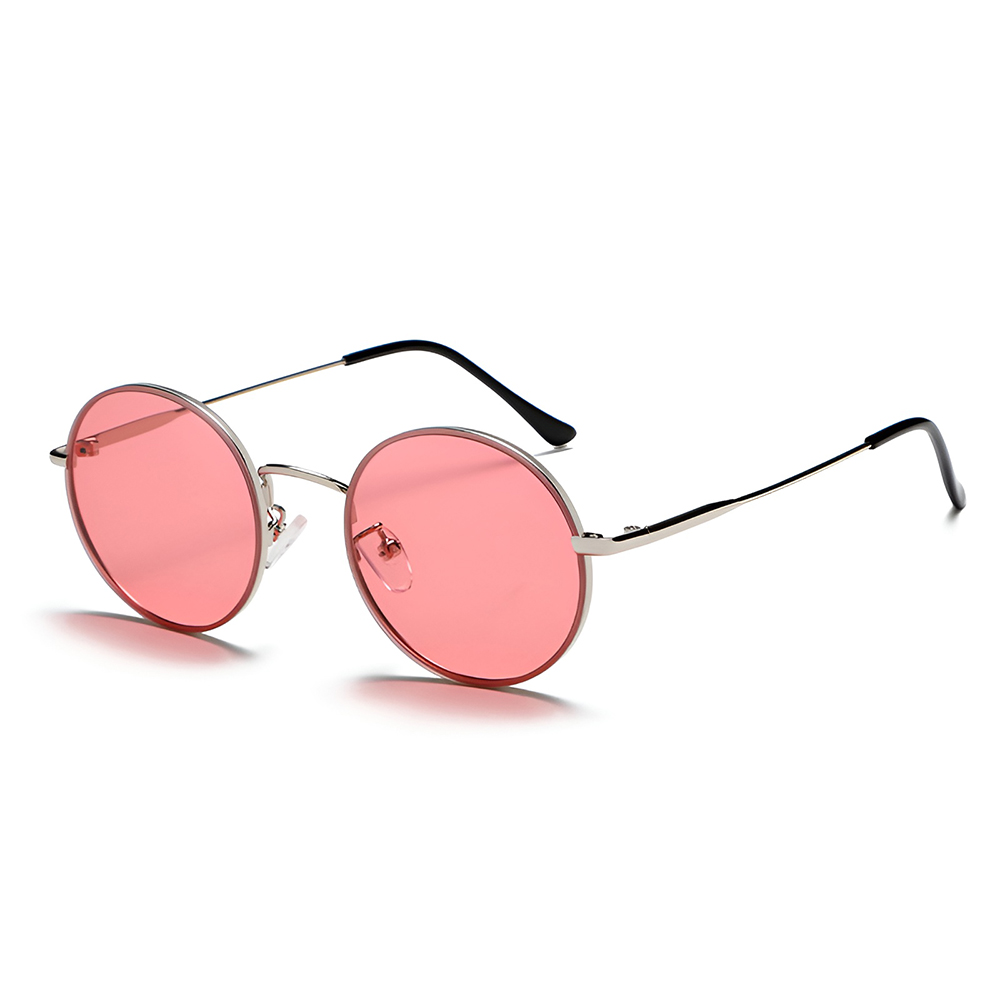 Sonnenbrille Damen Rundrahmen Metall UV Schutz Outdoor